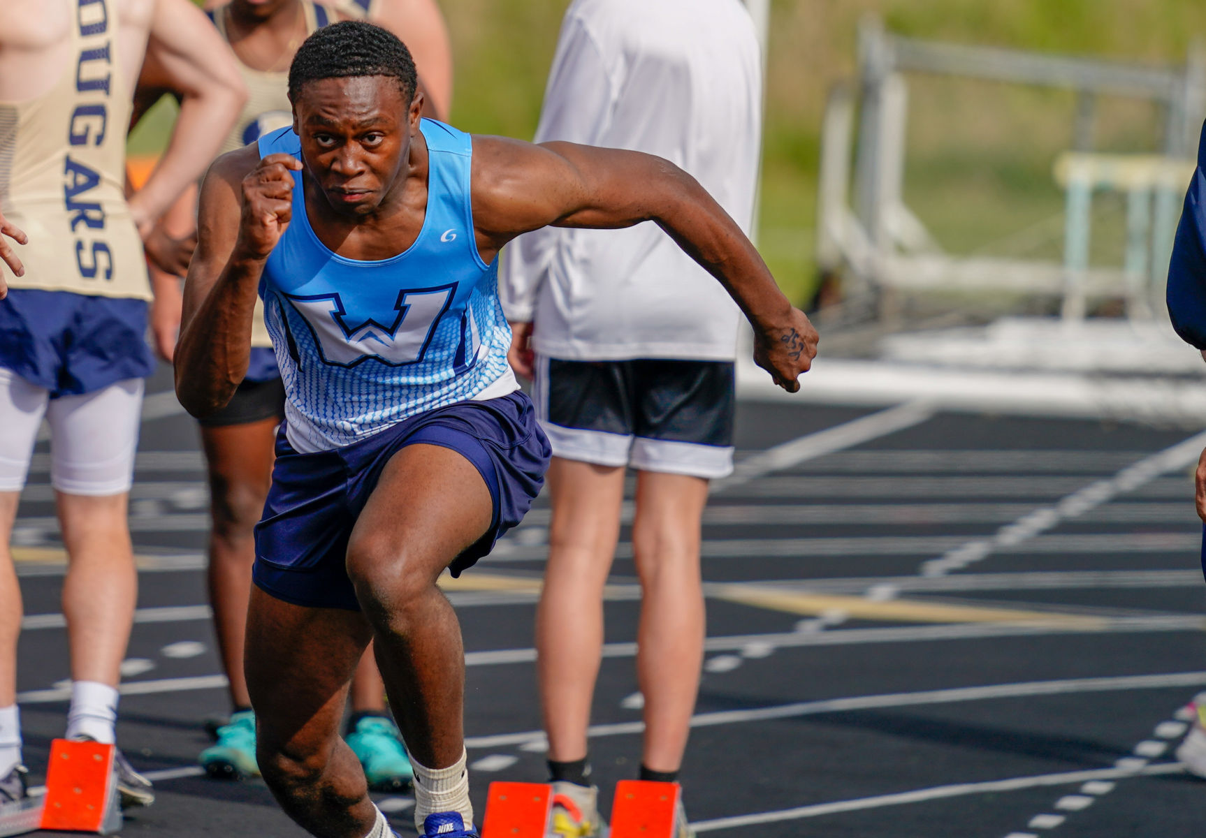 Trey Thompson sprint start
